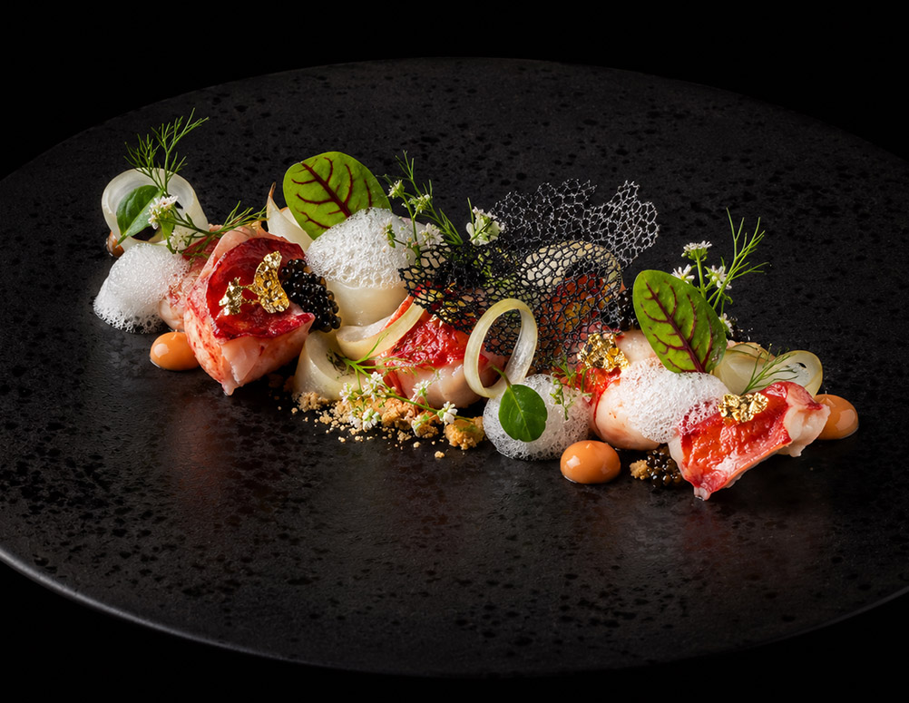 Plato Michelin Restaurante Alberca